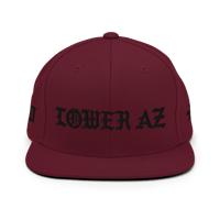 Image 2 of LOWER AZ Black Thread Snapback Hat