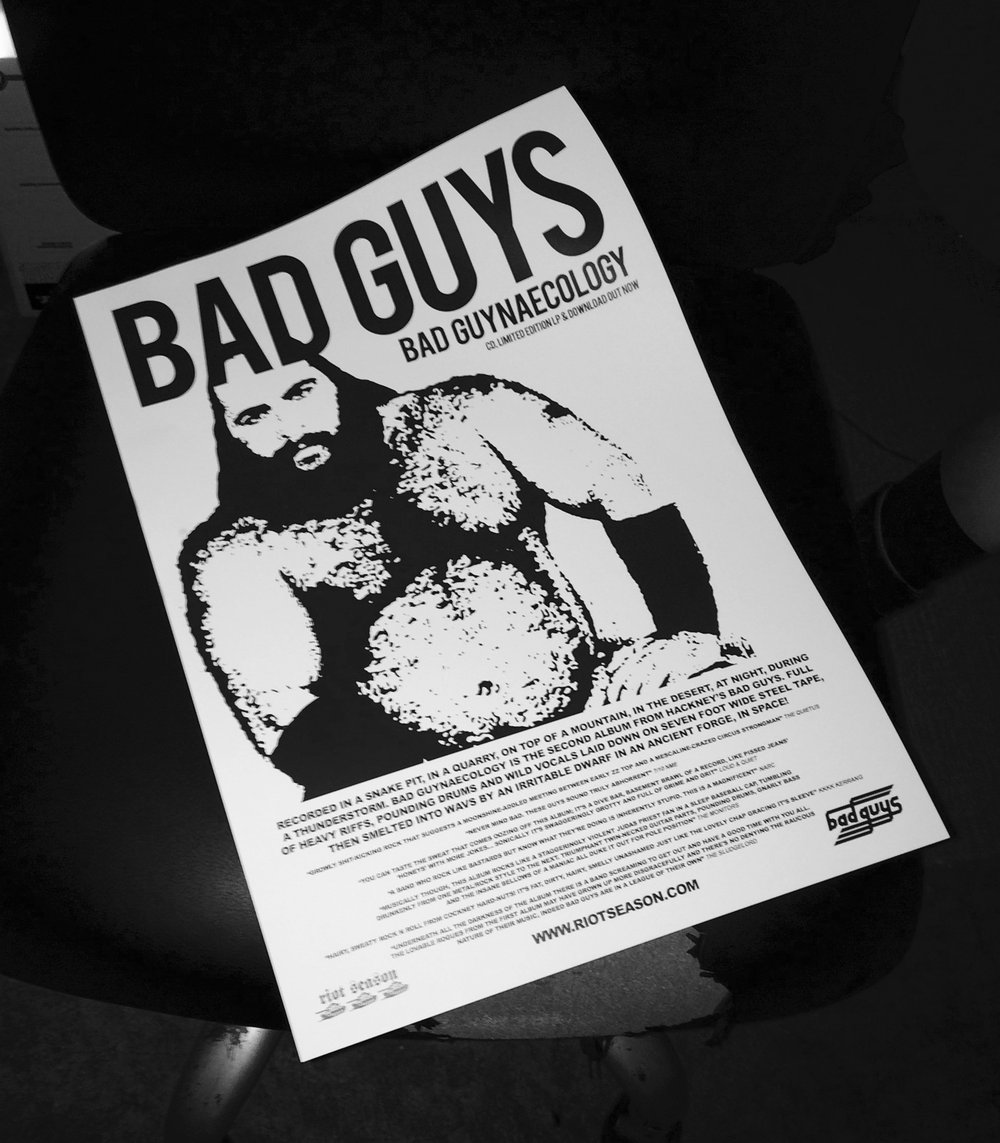 BAD GUYS 'Bad Guynaecology' Vinyl LP