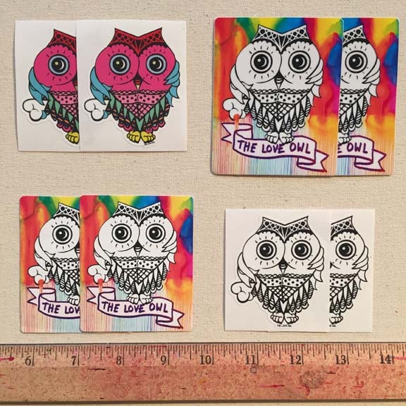 Image of Love Owl Sticker Pack