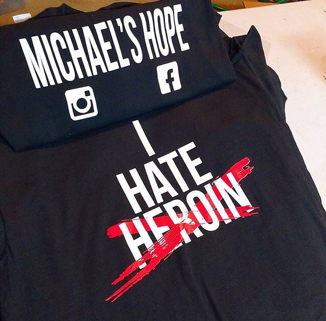 Image of I HATE HEROIN shirts