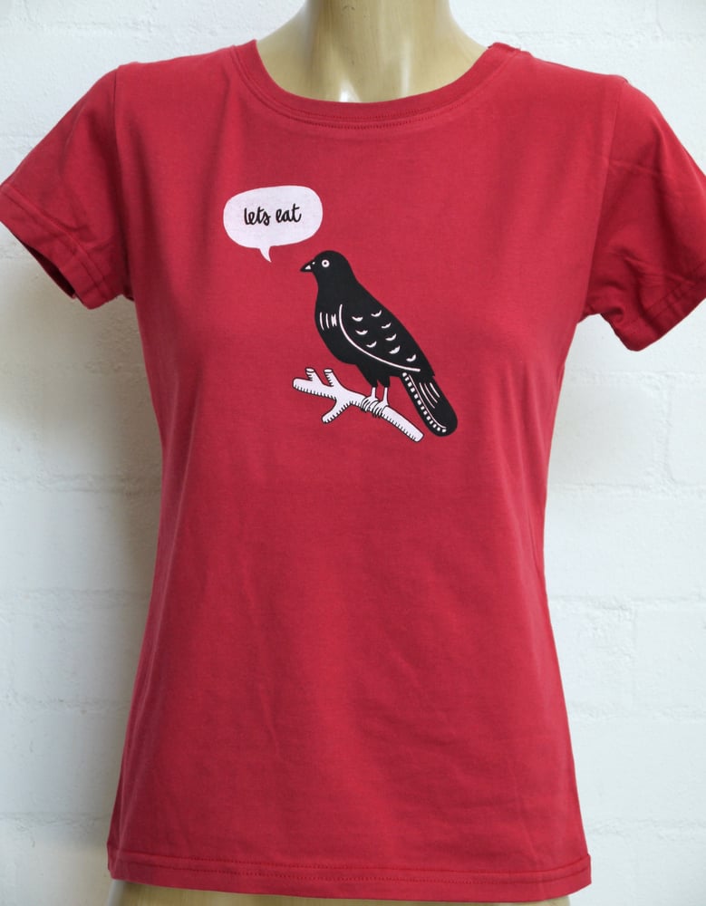 Image of Lets Eat Tee- Red