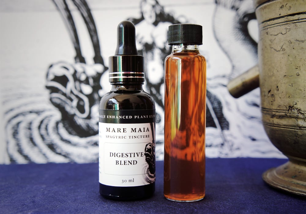 Image of DIGESTIVE BLEND spagyric tincture - alchemically enhanced plant extraction