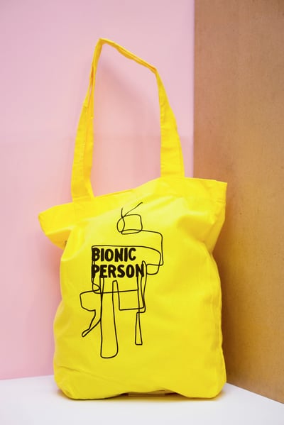 Image of Bionic Person / tote bag