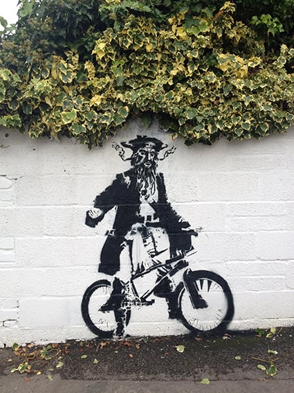 Image of Bristol Cyclists - Blackbeard/Brunel/DarthVader Digital A3 print