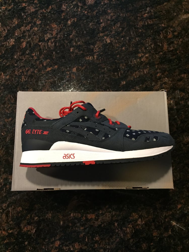 Image of Asics X BAIT gel lyte lll Nippon sz 10.5 ds