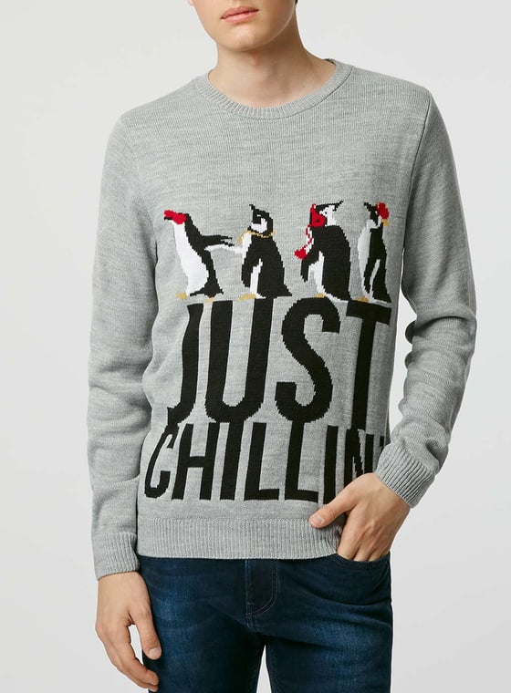 Image of Just Chillin Knitted Christmas Jumper 