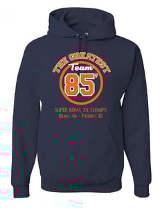 Image of 85' Chicago Bears Hooded Sweatshirt