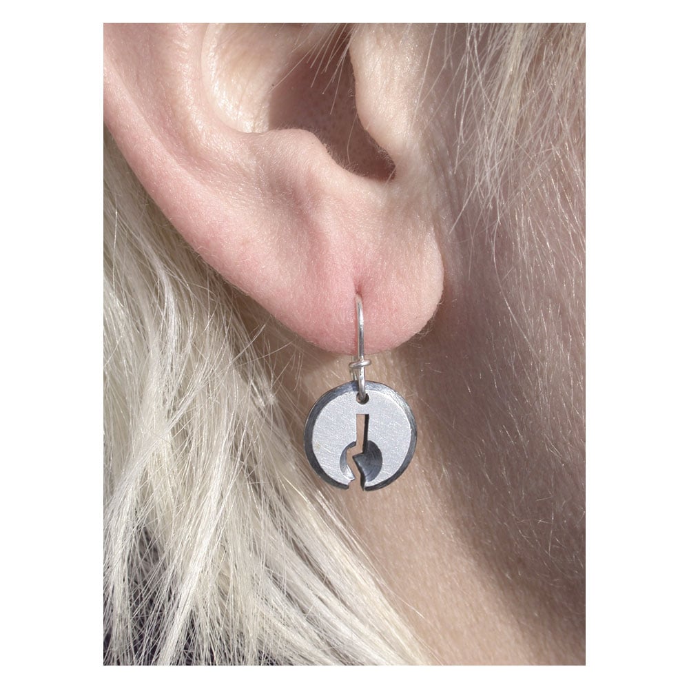 Image of keyhole earrings