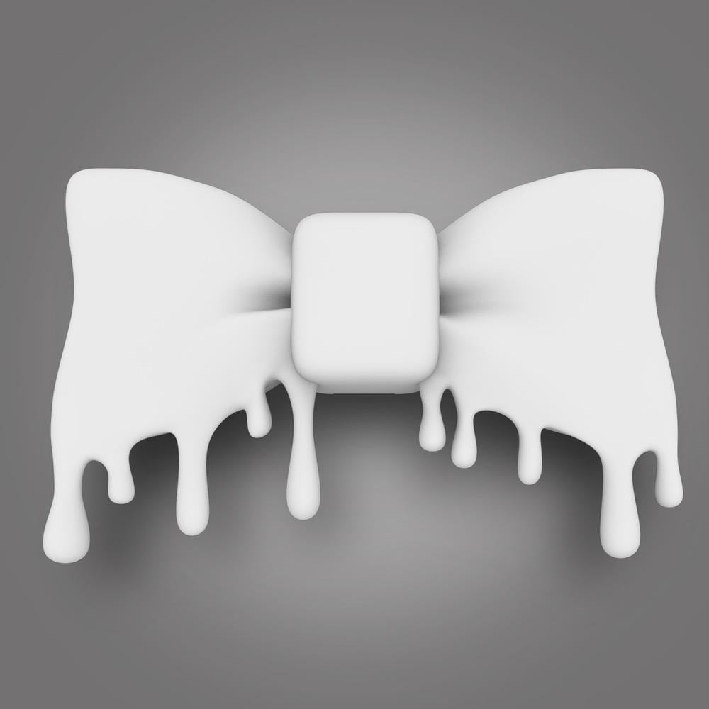 Image of The 3D Bow Tie (white)