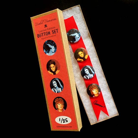 Image of "Dark Ladies" Limited Edition Button Set
