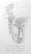 THE CHRISTMAS TRUCE 1914 ORIGINAL DRAWING THE XMAS TREE