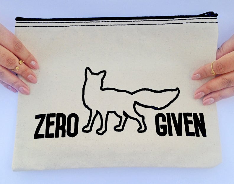 Image of Zero Fox Given makeup bag collab with The Little foxes 