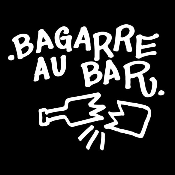 Image of BAGARRE AU BAR / T-SHIRT