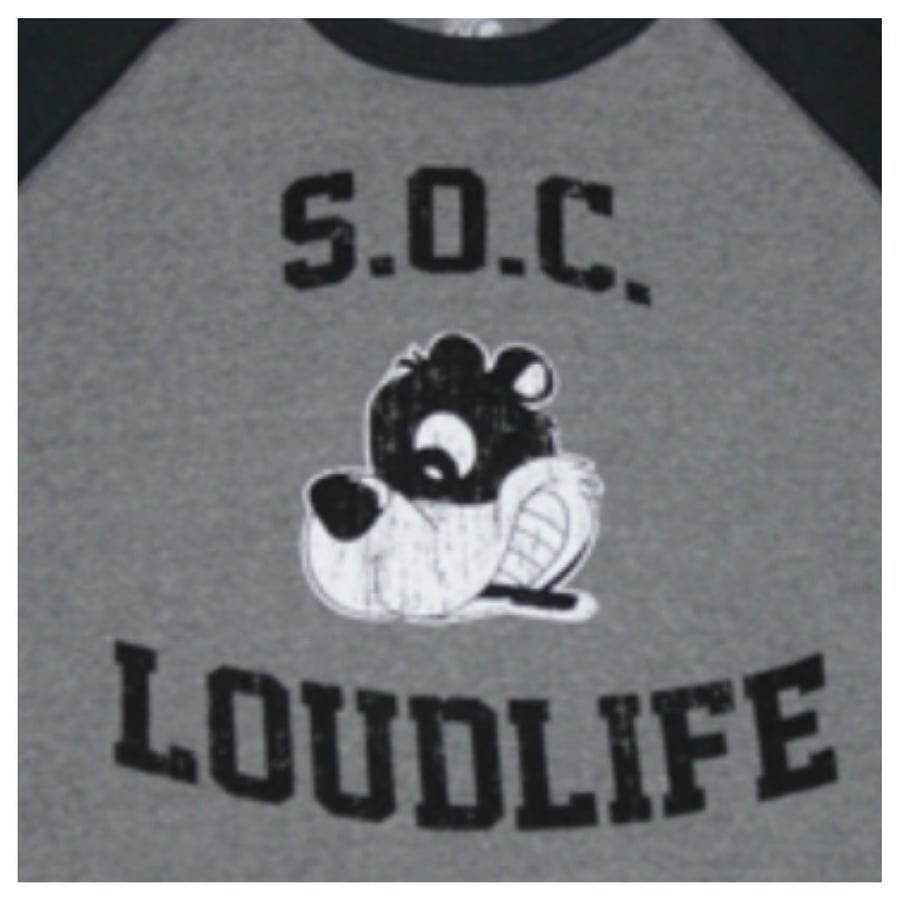 Image of S.O.C. Loudlife Crewneck Sweater blk/grey