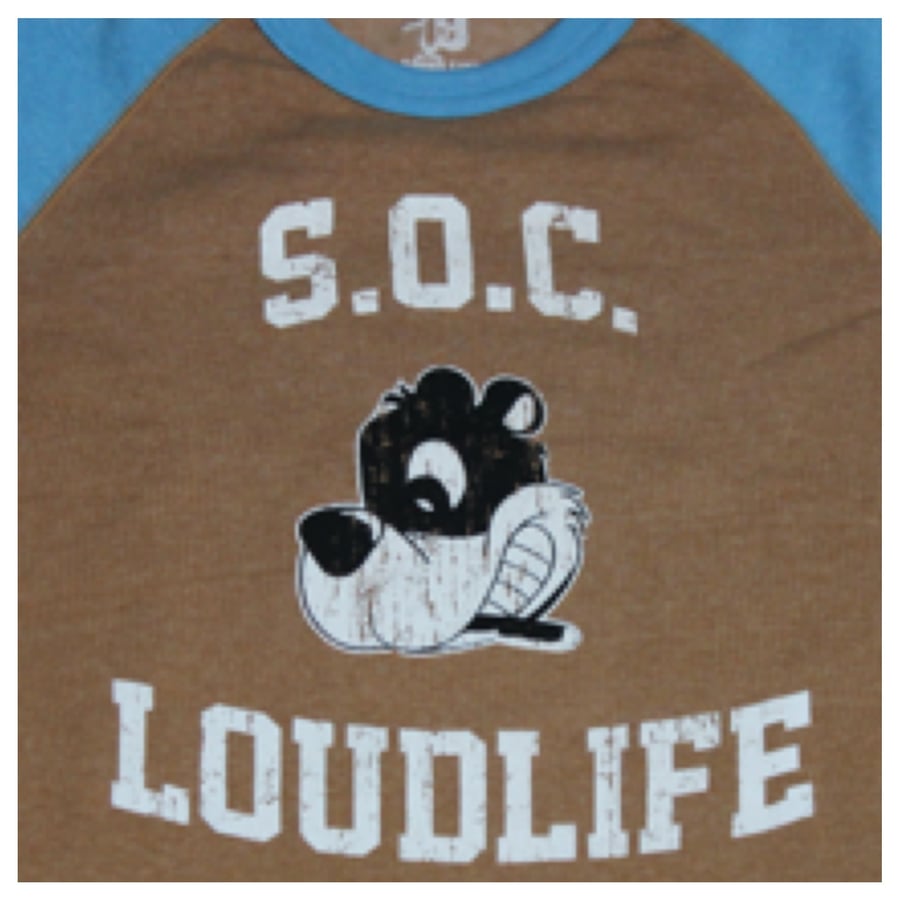 Image of S.O.C. LOUDLIFE Crewneck Sweater tb/tan