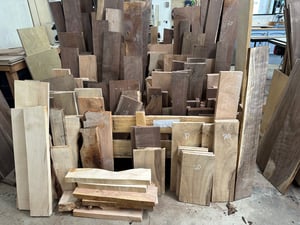 Figured shorts, shorts, and by the pound wood