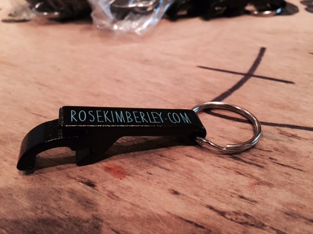Image of ROSEKIMBERLEY.COM Bottle Opener Keyring