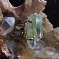 Image 3 of Twin Soul/Tantric Twin Angel Aura Quartz Crystal (Sterling Silver)