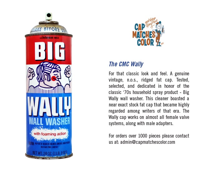 CMC Jiffy and Wally; Vintage Spray Heads