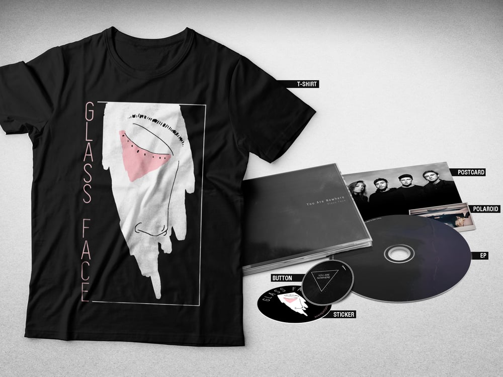 Image of You Are Nowhere Shirt Package