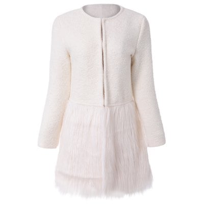 Image of Audrey Faux Fur Coat