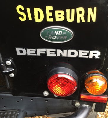 Image of Sideburn logo sticker