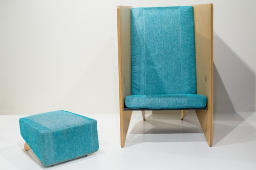 Image of Incognito Lounge Chair & Mottie Ottoman