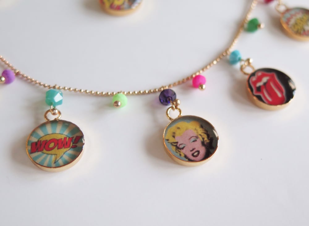 Pop Art Necklace / Hare Jewelry