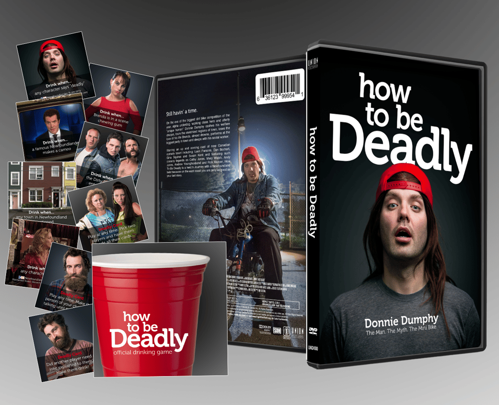 Image of How to Be Deadly DVD + Free Drinking Game* (While supplies last!)