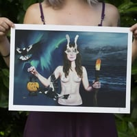 Image 2 of 'Death of the Rabbit - A3 print