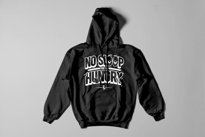 Image of No Sleep Hoodie In Black