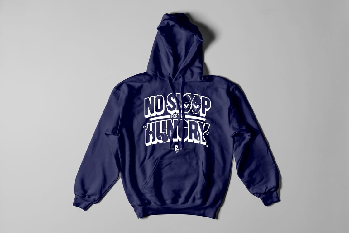 Image of No Sleep Hoodie In Navy