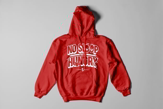 Image of No Sleep Hoodie In Red