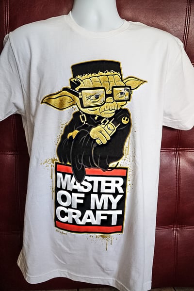 Image of Yoda Master Of My Craft (White) Tee