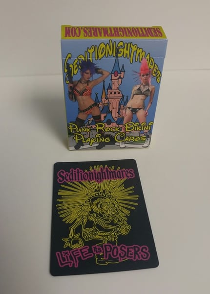Image of Punk Rock Bikini Playing Cards
