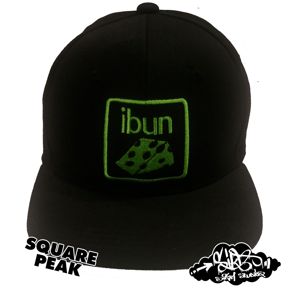 ibun cheese limited edition snapback hat (only 25 square / 25 circle peak made)