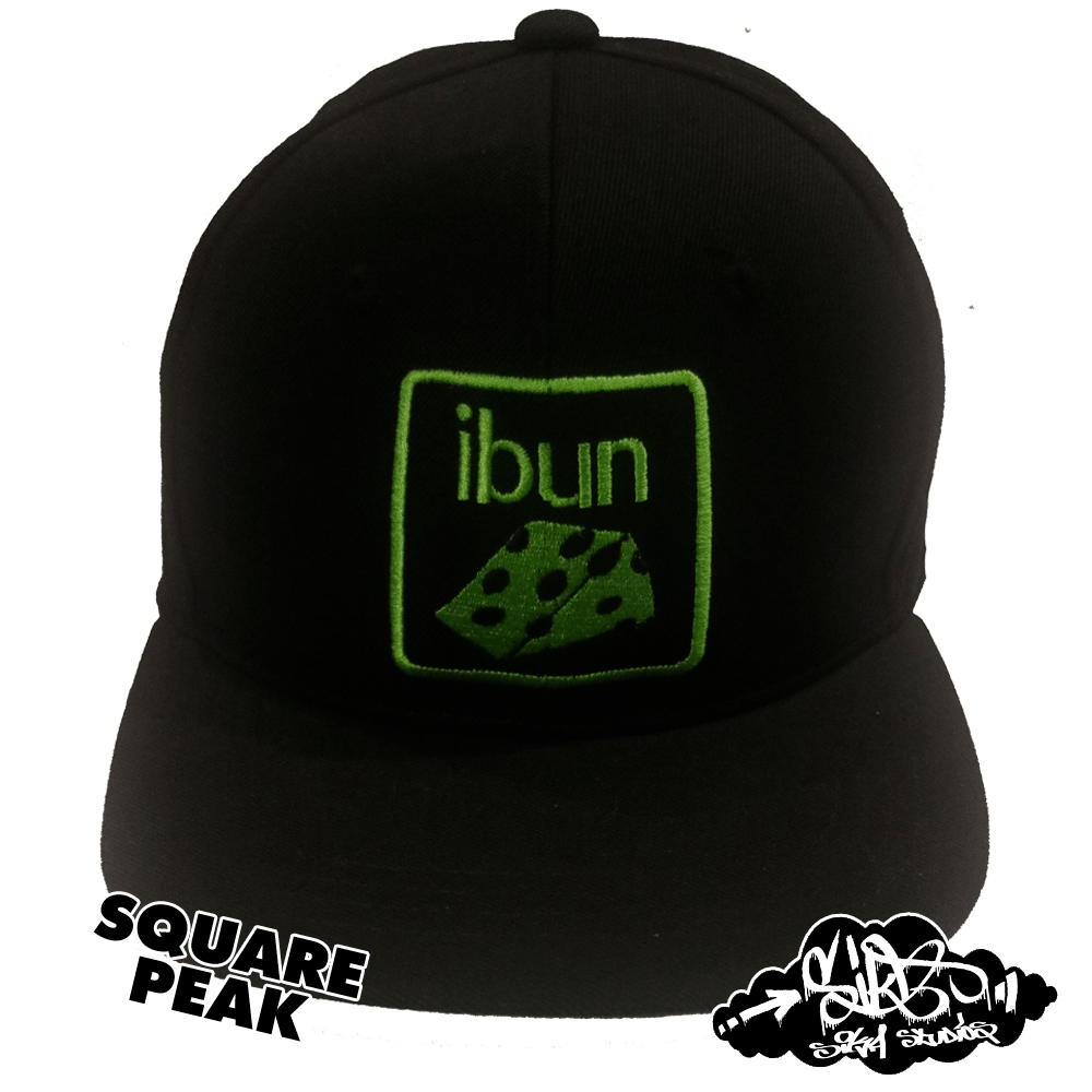 ibun cheese limited edition snapback hat (only 25 square / 25 circle peak made)