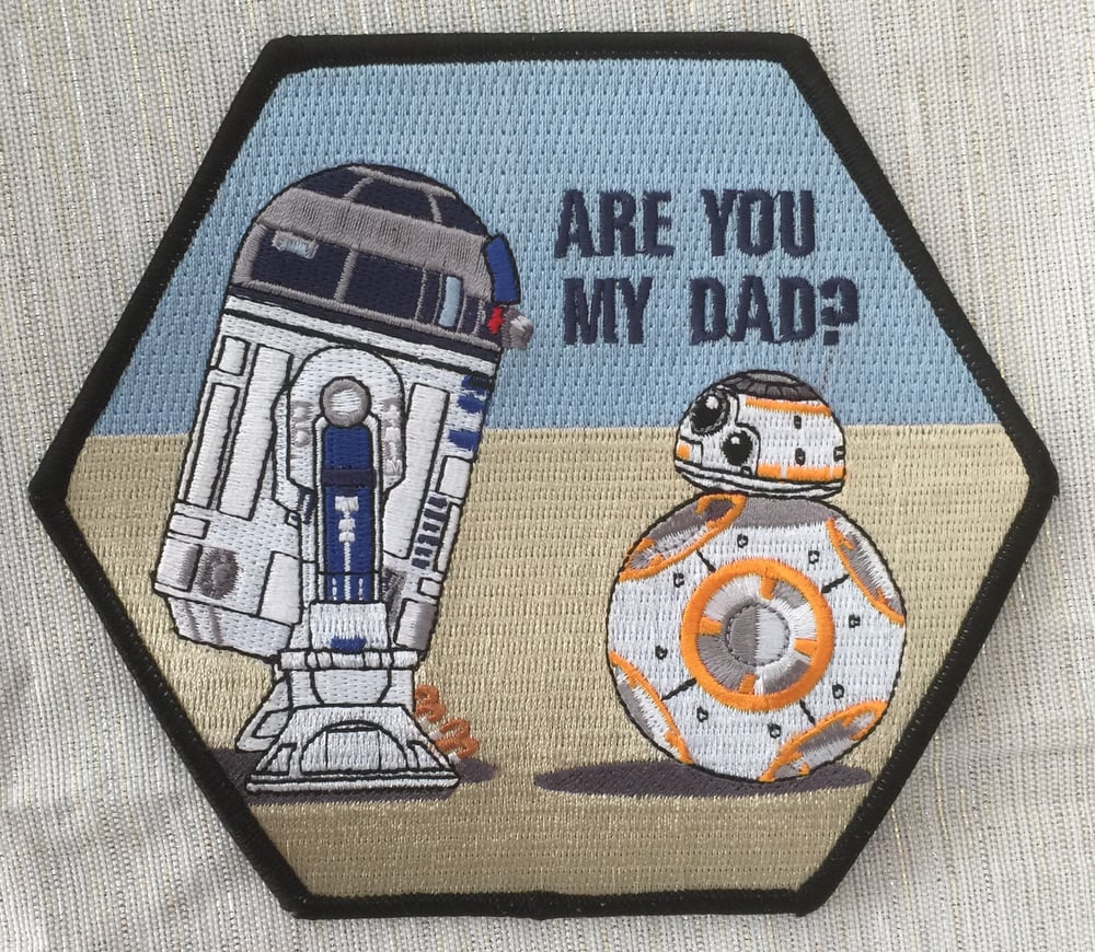Image of Are You My Dad? R2D2 and BB-8 Droid patch