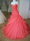 Gorgeous Handmade Watermelon Ball Gown Sweep Train Prom Dress,Prom Dresses 2016, Evening Gowns