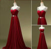 Pretty Wine Red Sequins Long Prom Dresses, Long Party Dresses, Evening Dresses