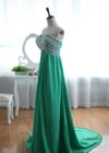 Sparkle Green Beaded Long Prom Dresses 2016, Prom Gowns, Evening Dresses