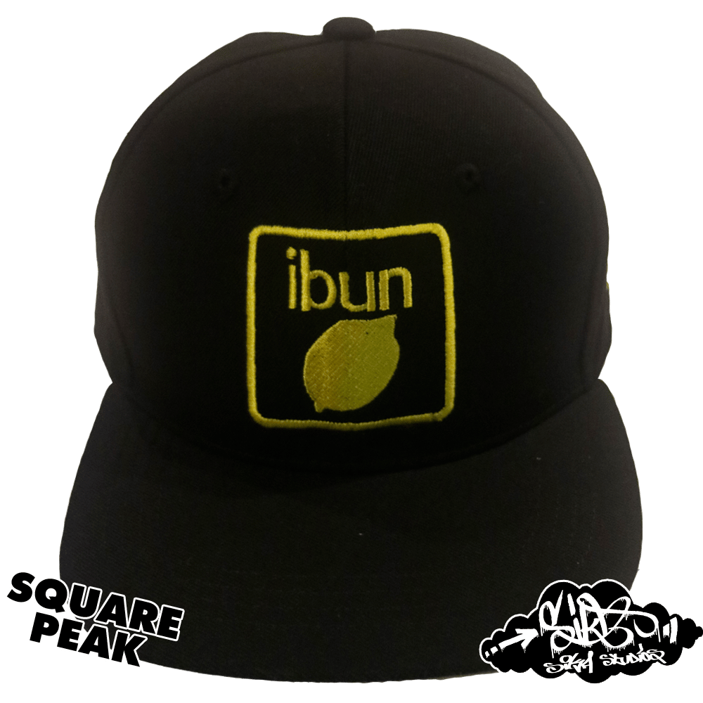 ibun lemon limited edition snapback hat (only 25 square peak / 25 round peak made)