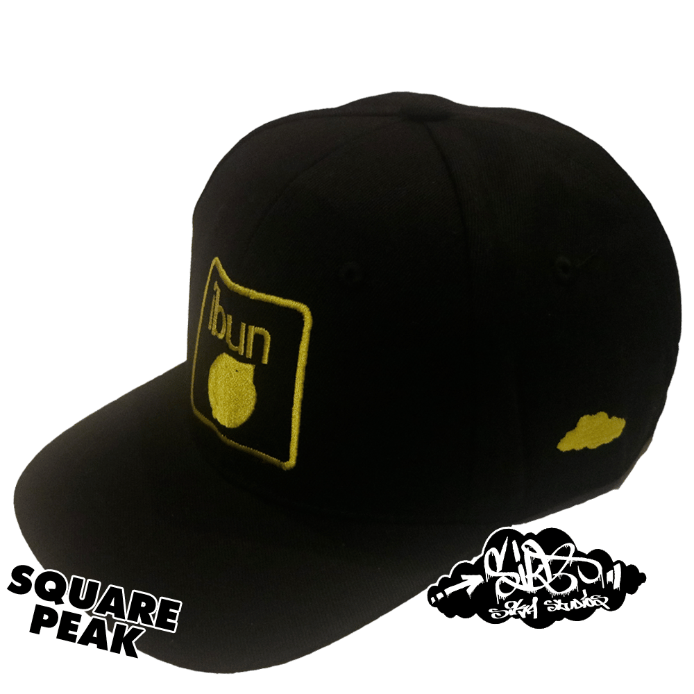 ibun lemon limited edition snapback hat (only 25 square peak / 25 round peak made)