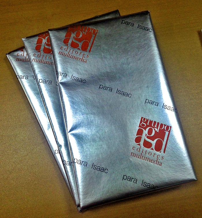 Image of Papel de Regalo Personalizado - Color Plata