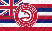 Atlanta Hawks Hawaiian Flag 