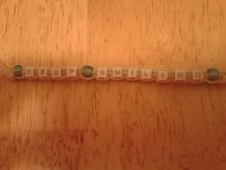 Image of Positive Messages Bracelets