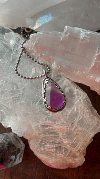 Image 1 of Amethyst drop pendant