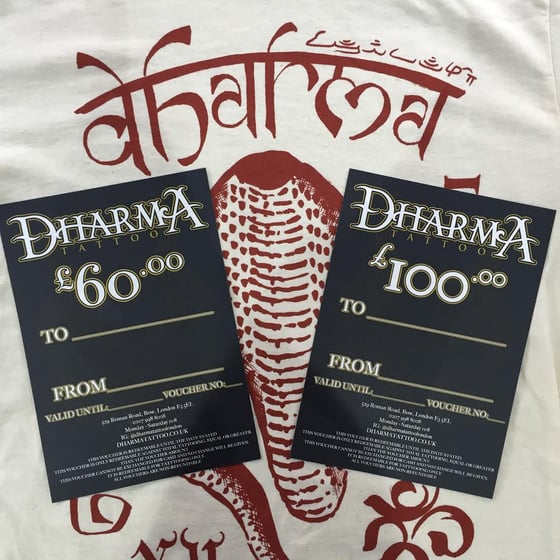 Image of £60 Dharma Gift Voucher