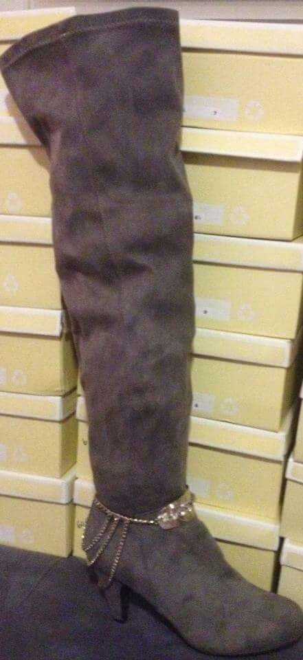 Image of Faux Knee Boot