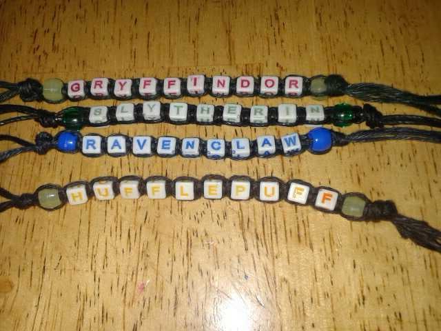 Image of Harry Potter Houses Bracelets 
